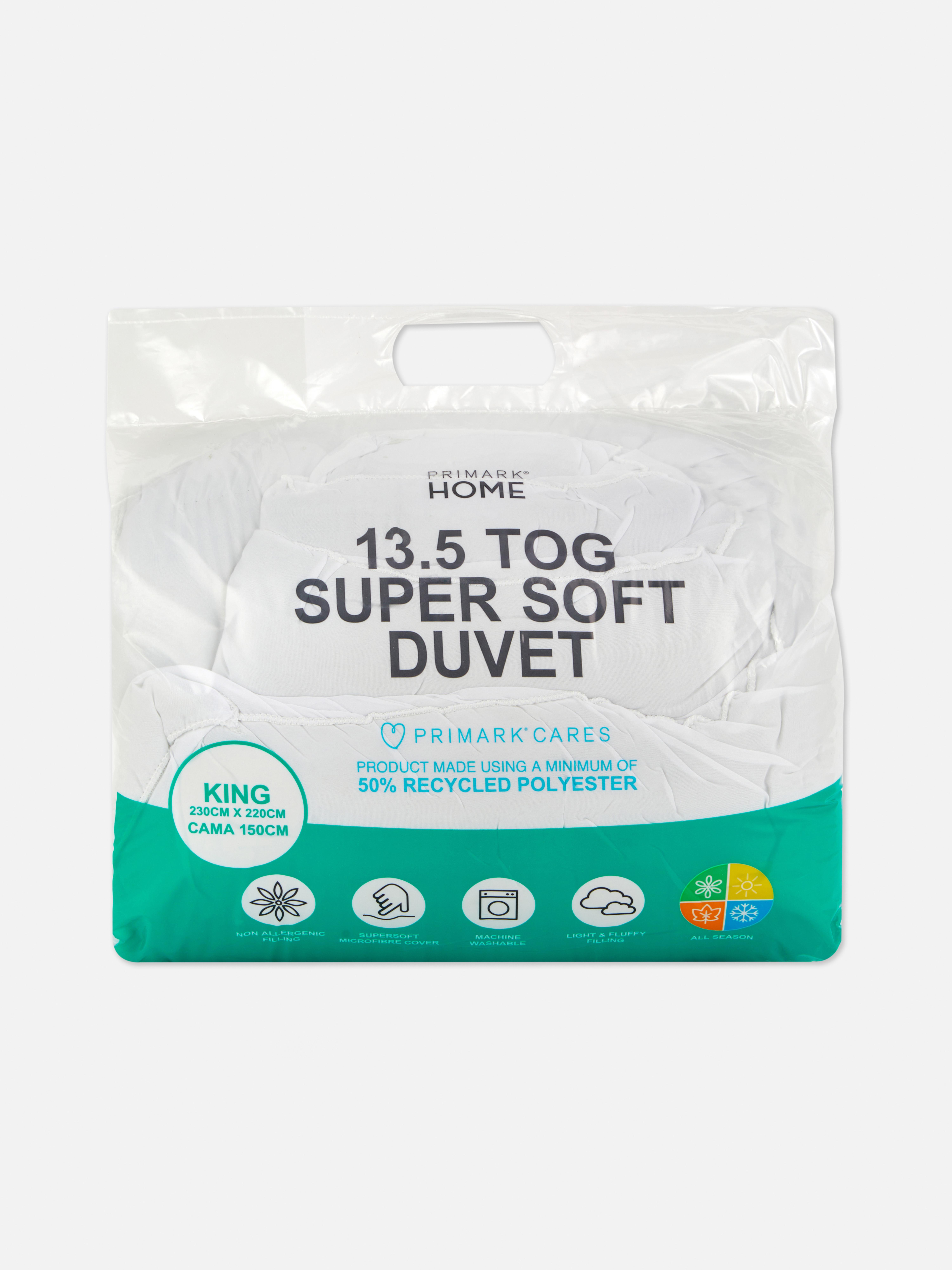 13.5 Tog Super Soft King Duvet