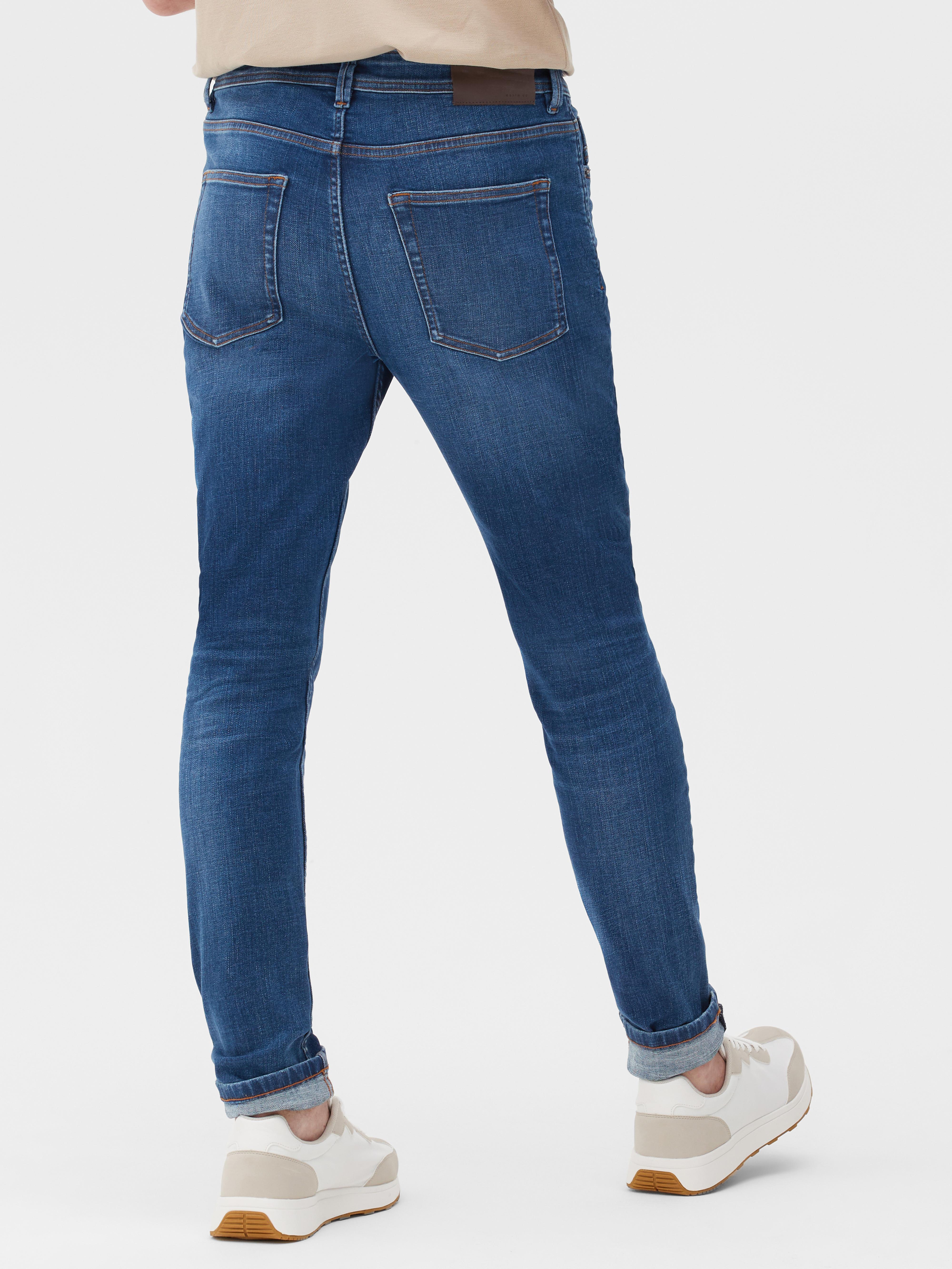 Skinny jeans met normale taille
