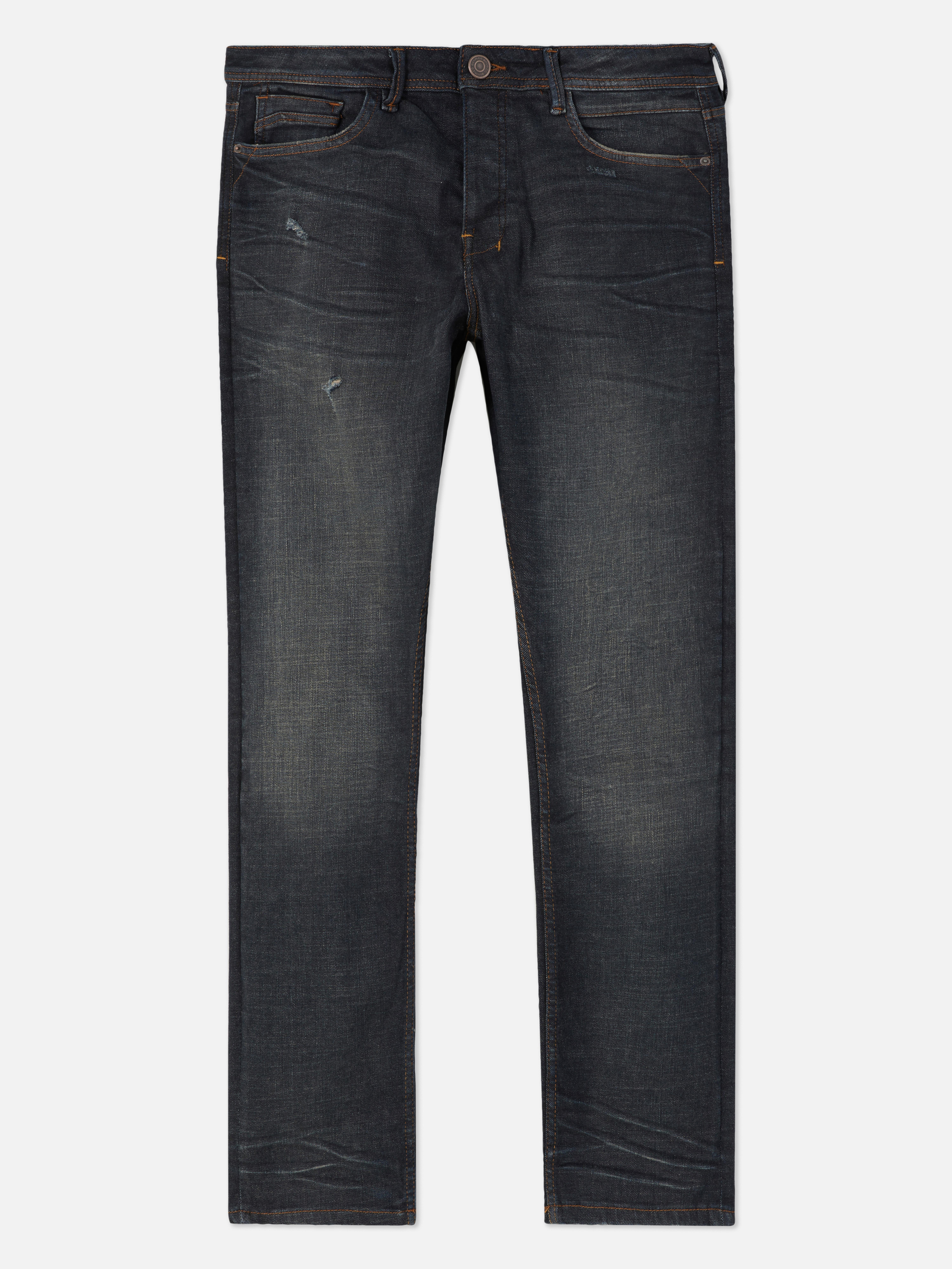 discount 95% MEN FASHION Jeans Basic Navy Blue Primark straight jeans 