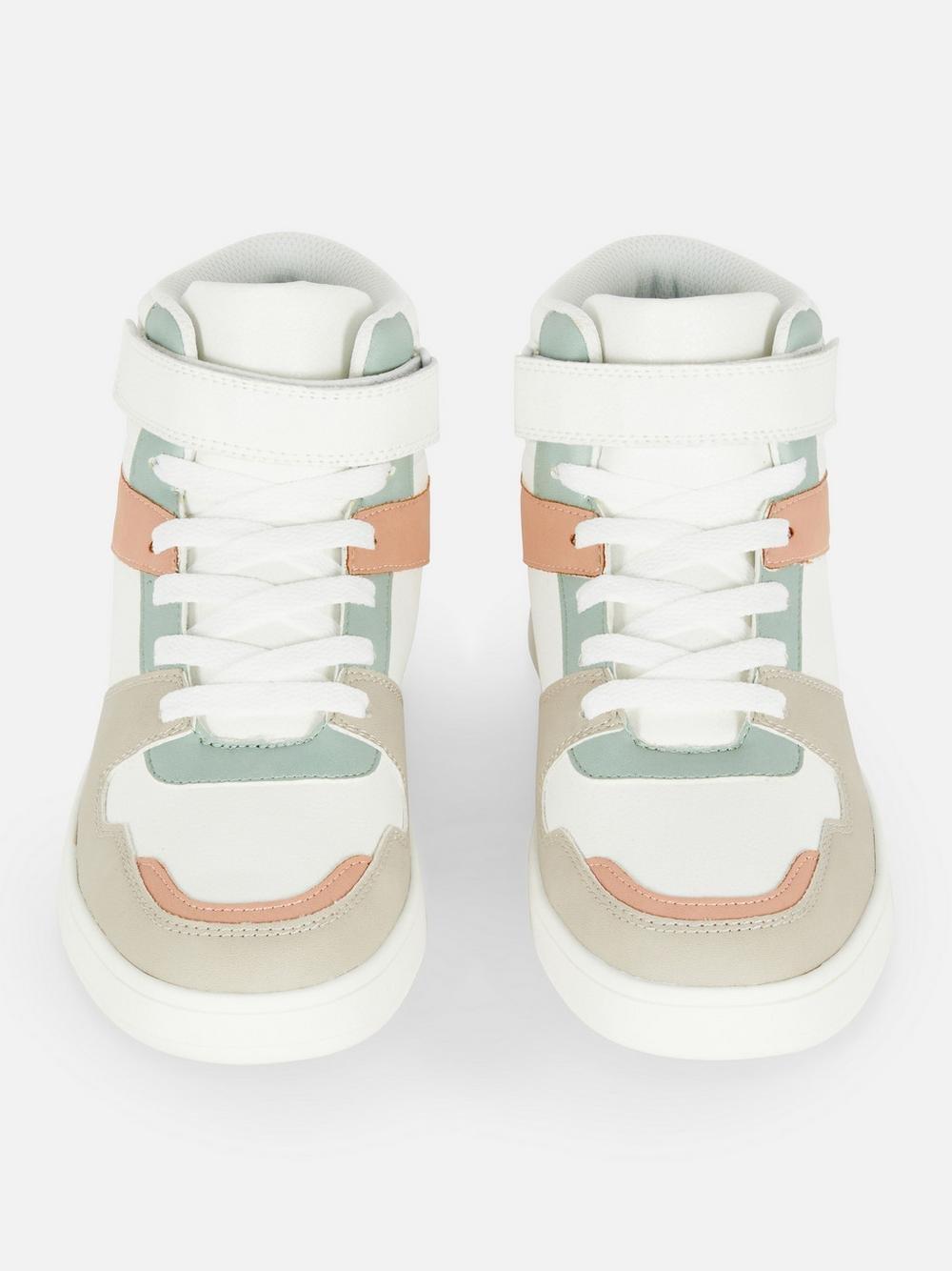 Velcro Strap High Top Trainers