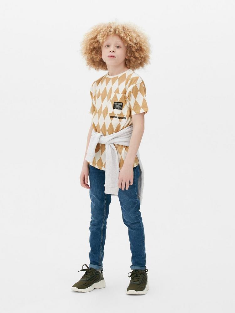Diamond Printed T-shirt