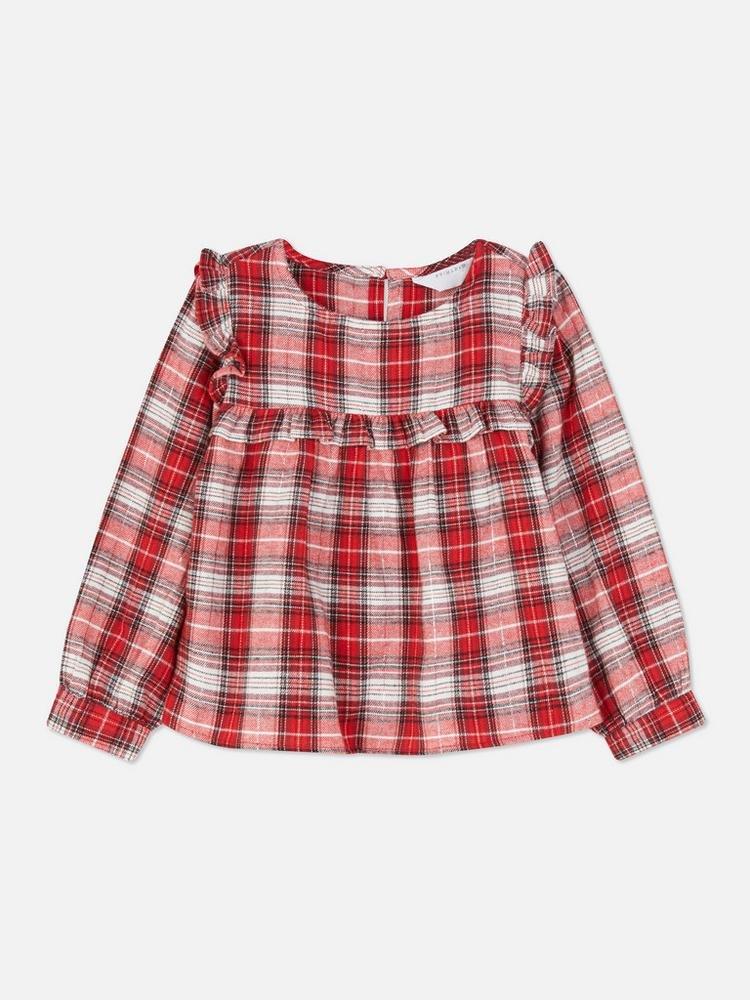 Tartan Check Blouse