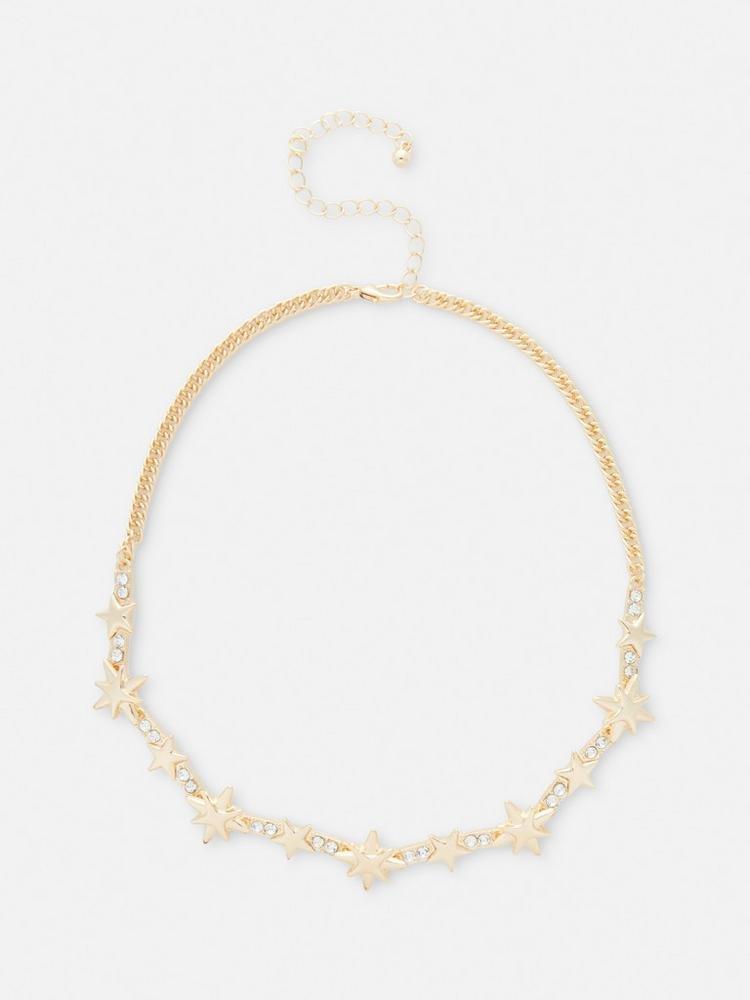 Embellished Star Choker