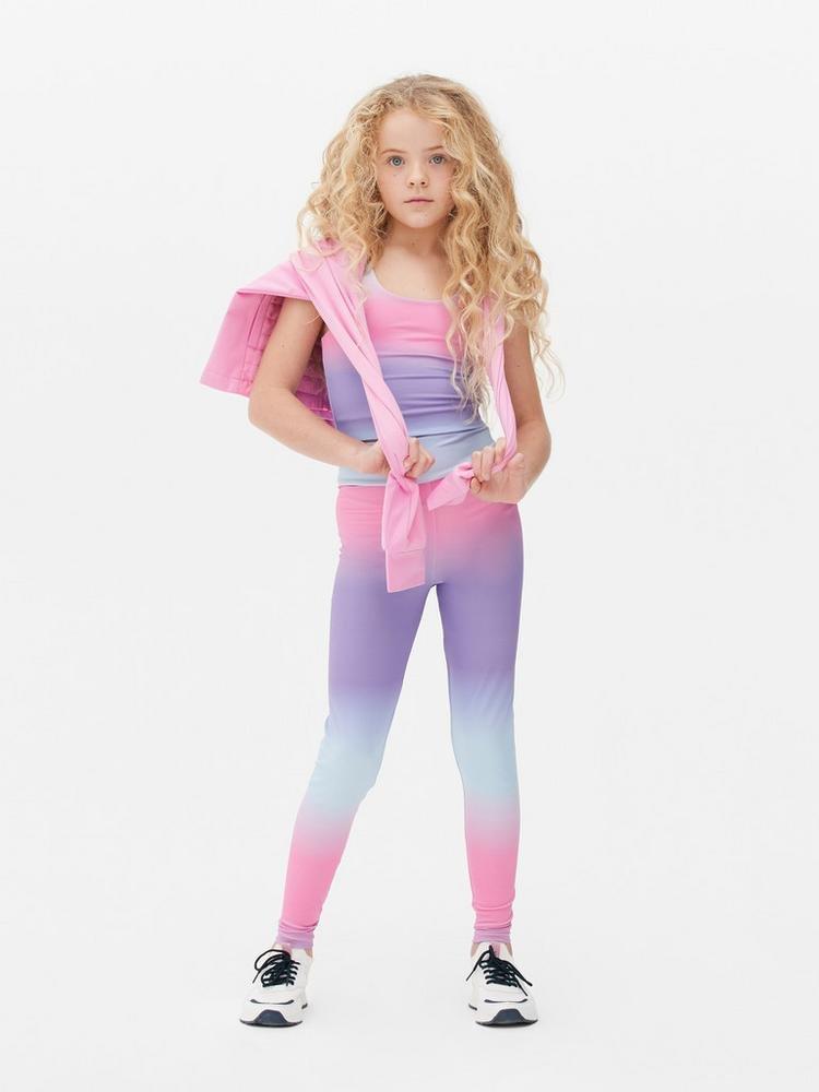 Ombre Active Cropped Top