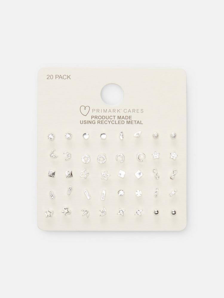 20pk Stud Earrings