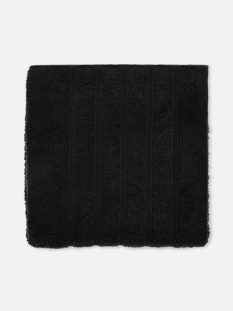 Black Extra Large Bath Towel