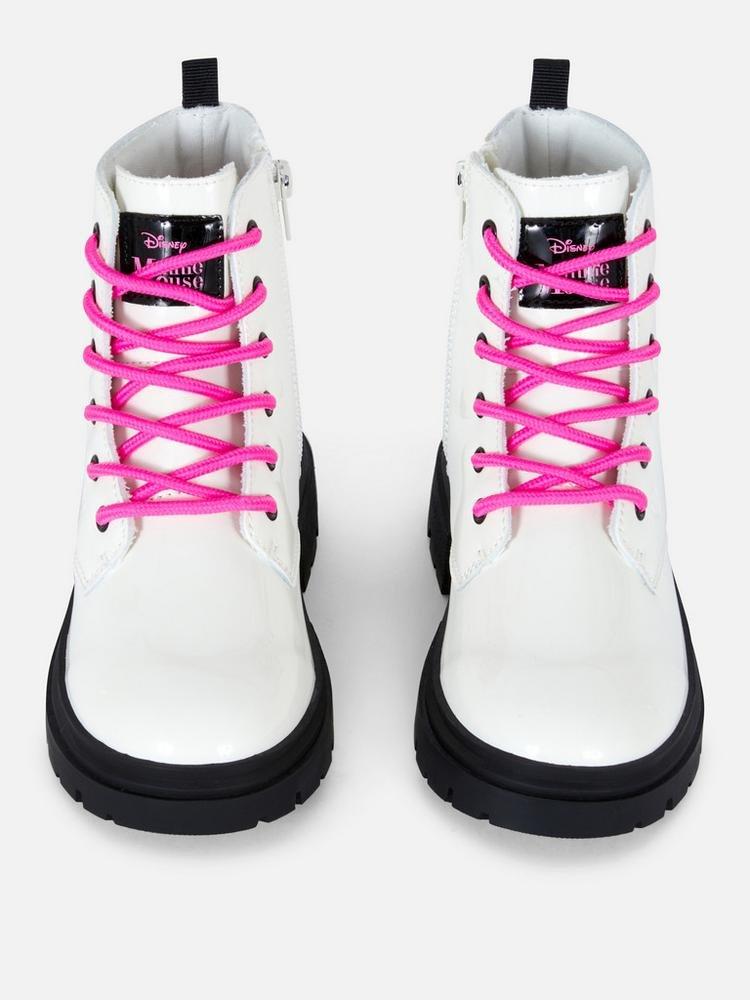 Disney's Minnie Mouse Patent Chunky Boots