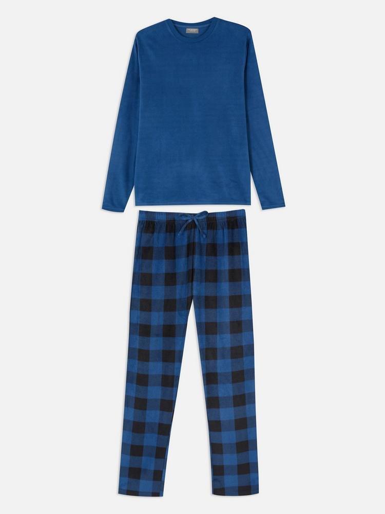 Long Sleeve Fleece Pyjamas