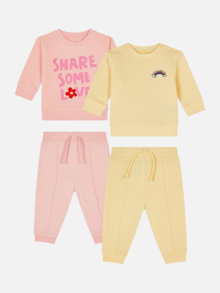 2pk Sweatshirt And Joggers Set