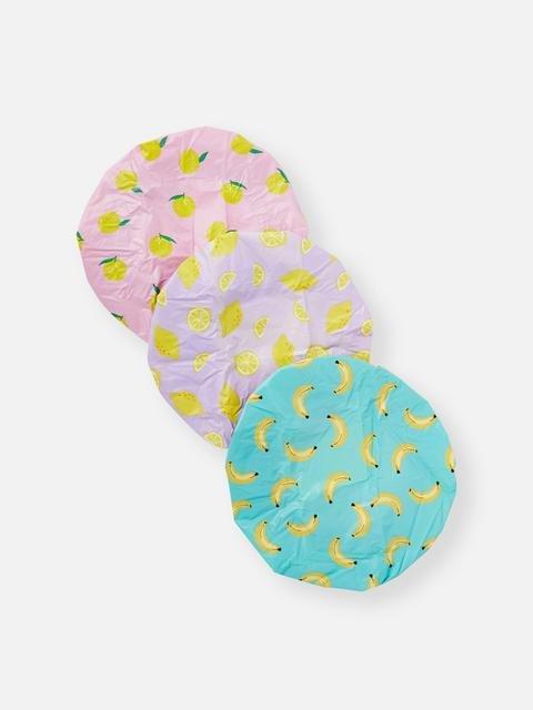 3pk PS... Printed Shower Caps