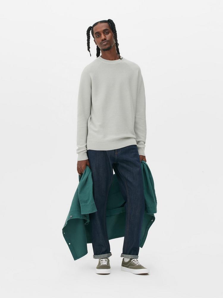 Ribbed Cotton Sweatshirt