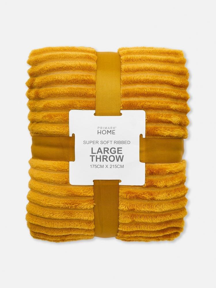 Super Soft Ribbed Throw Blanket - 2