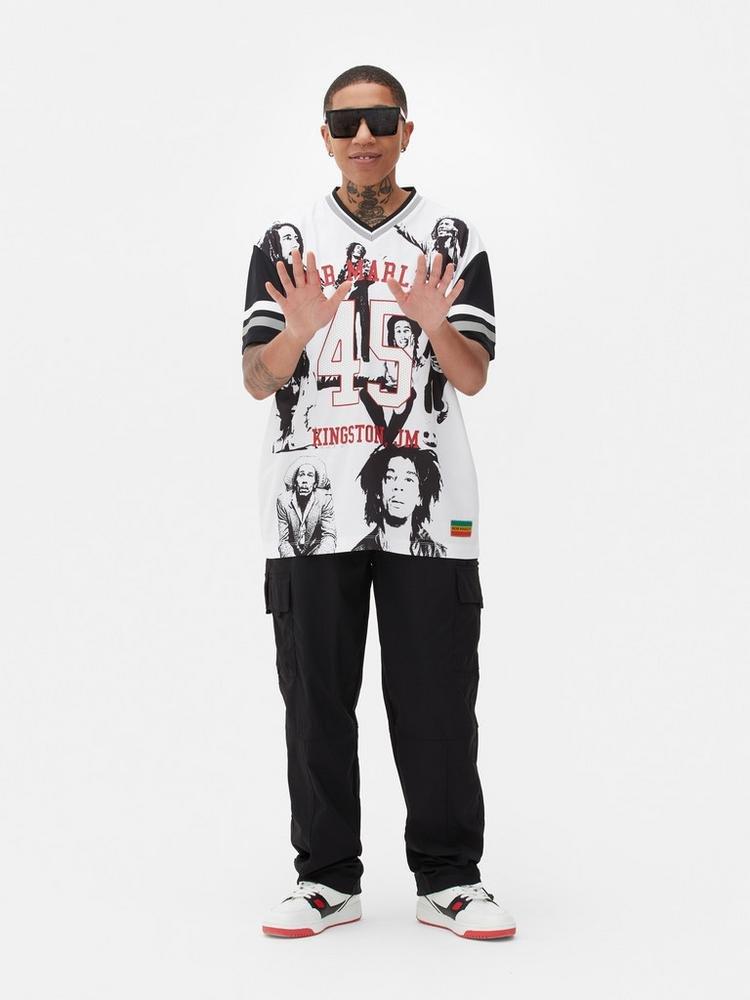 Bob Marley Football T-Shirt