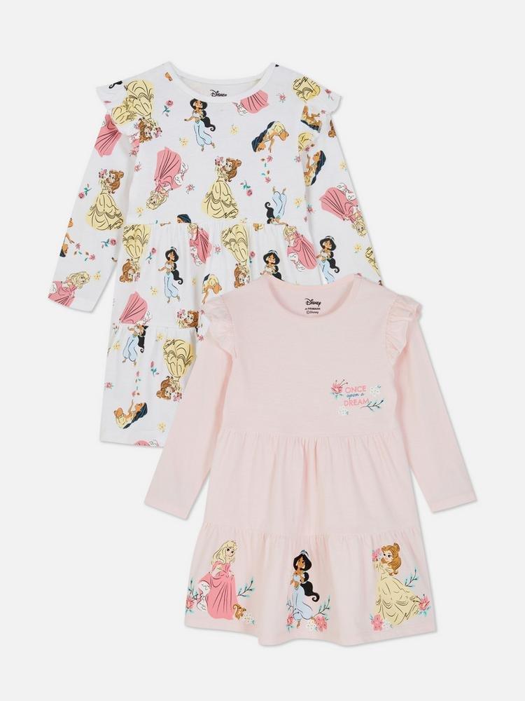 2pk Disney Princesses Long Sleeve Dresses