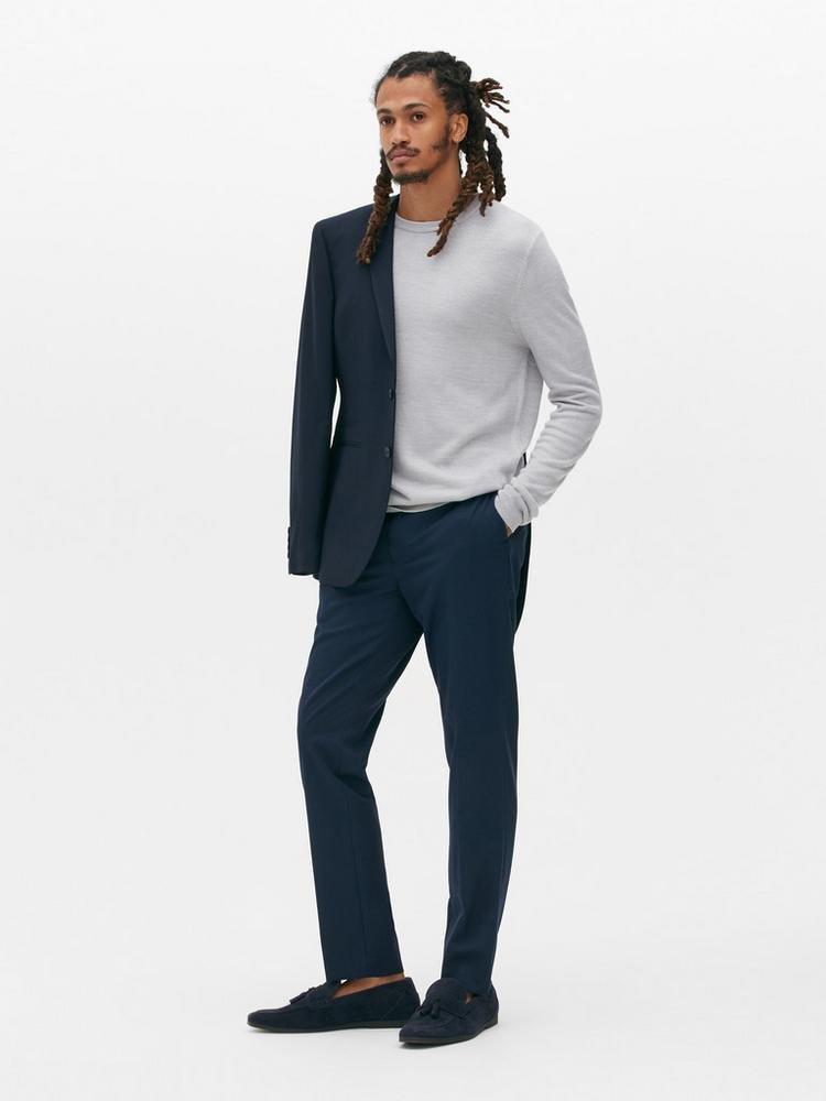 Round Neck Fine Knit Jumper
