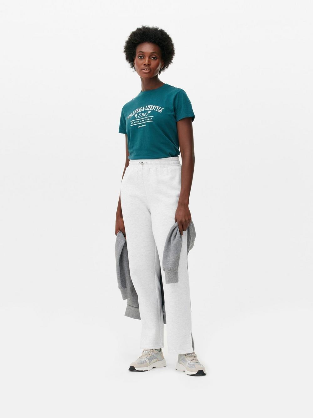 Text Print T-shirt