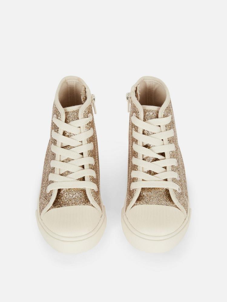 Glitter High-Top Trainers