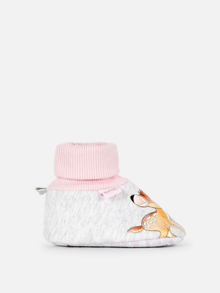 Disney's Bambi Print Sock Top Slippers