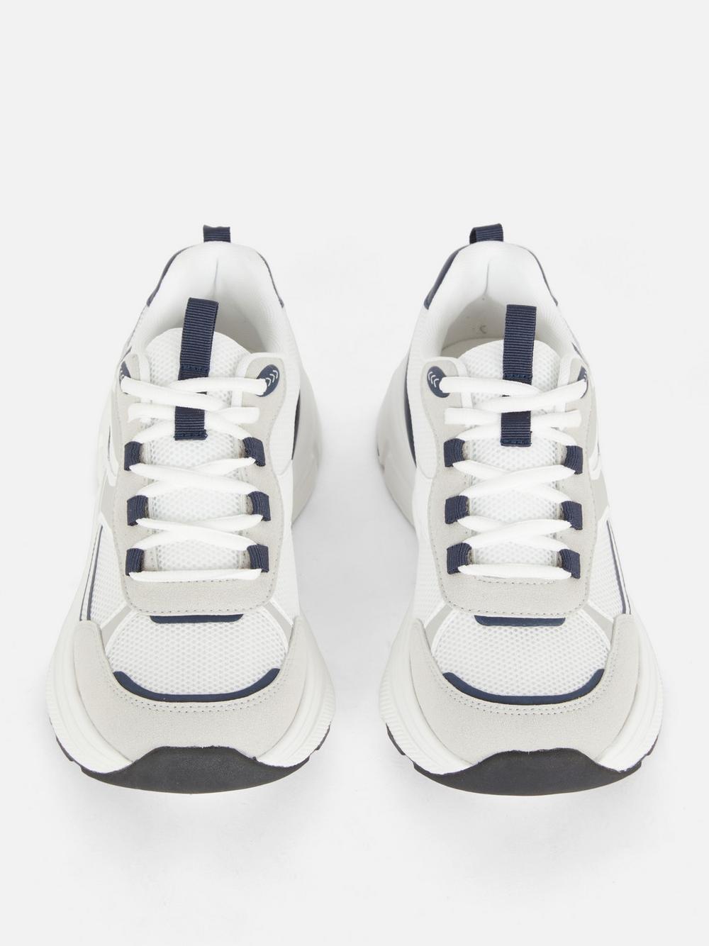 Chunky Mesh Low Top Trainers
