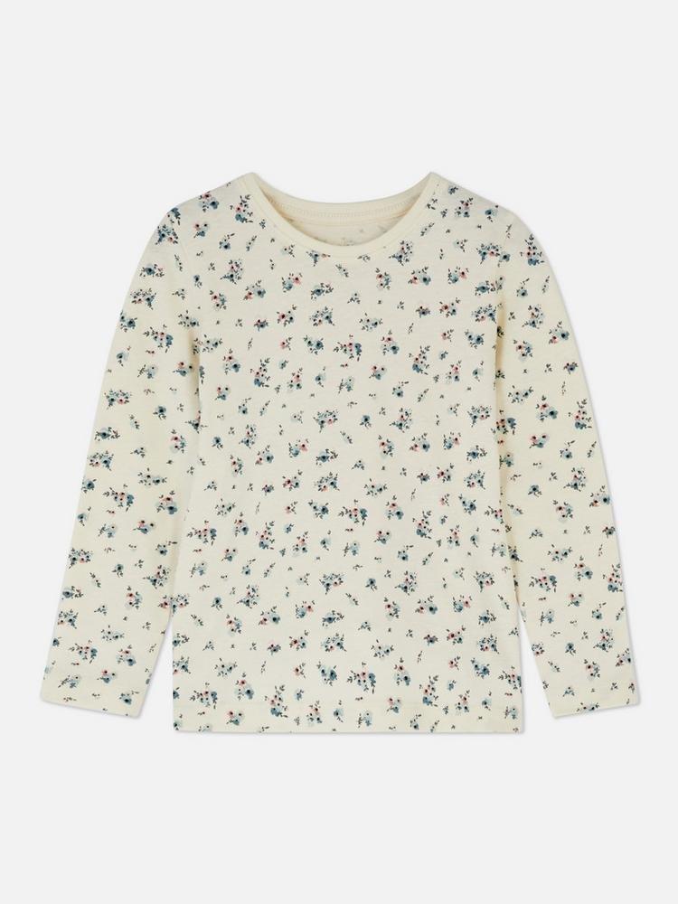 Floral Print Long Sleeve Top