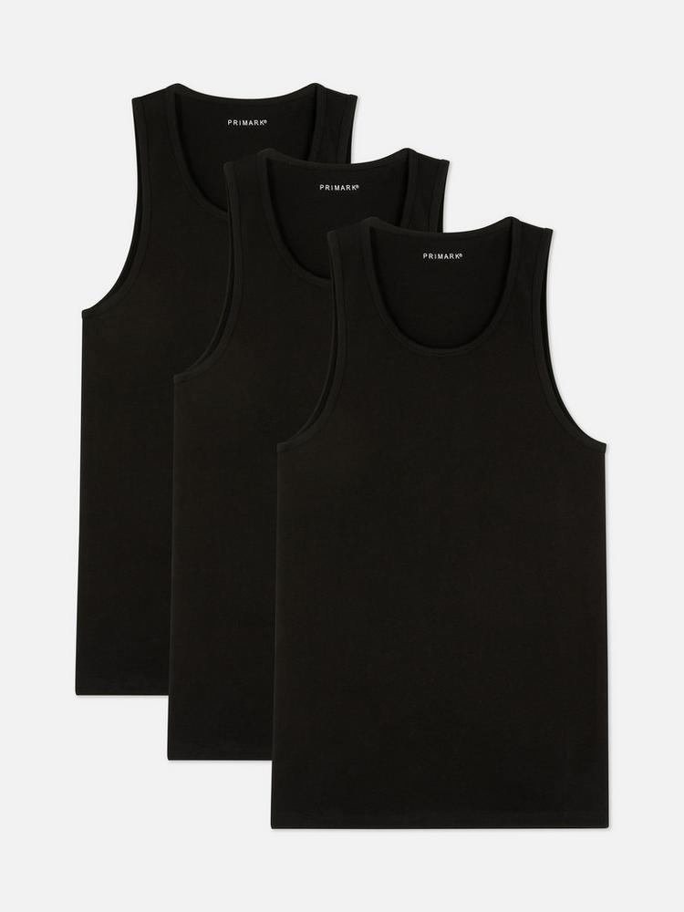 3pk Sleeveless Vests
