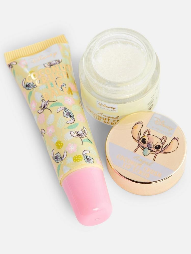 Disney's Stitch & Angel Lip Balm And Scrub Set