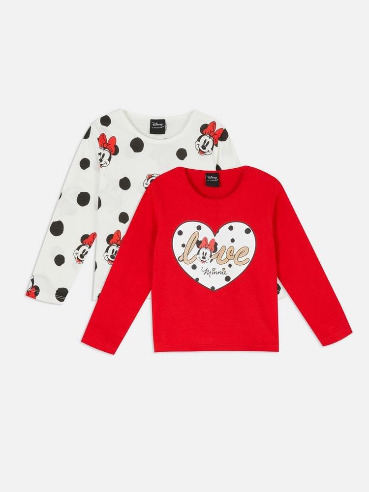 2pk Disney's Minnie Mouse Long Sleeve Tops