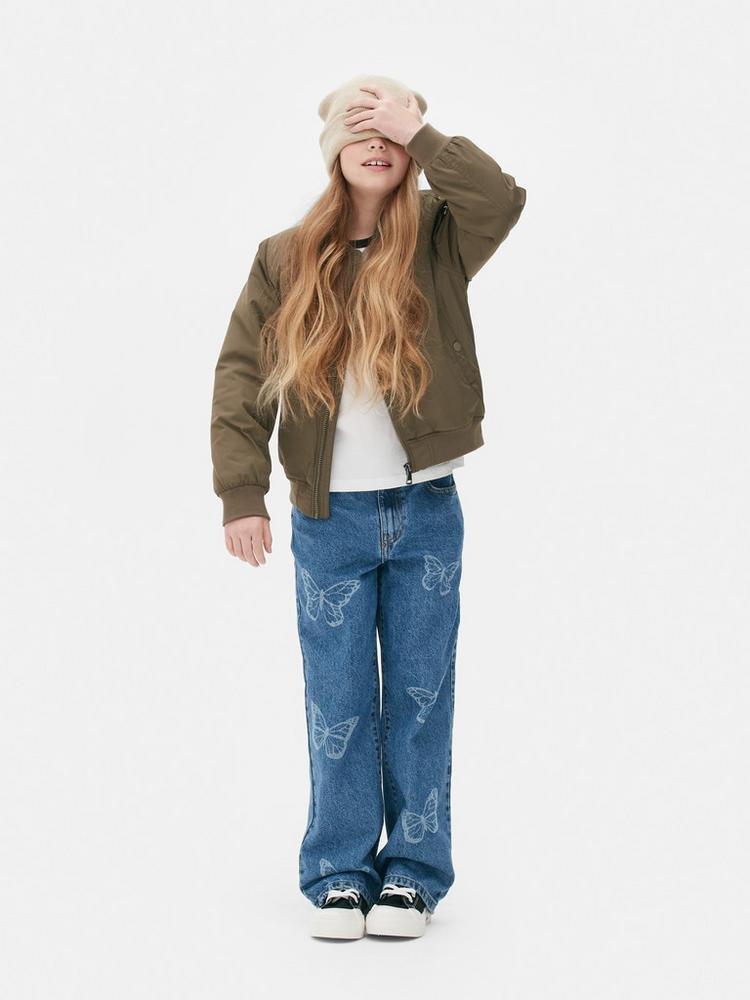 Butterfly Wide Leg Jeans