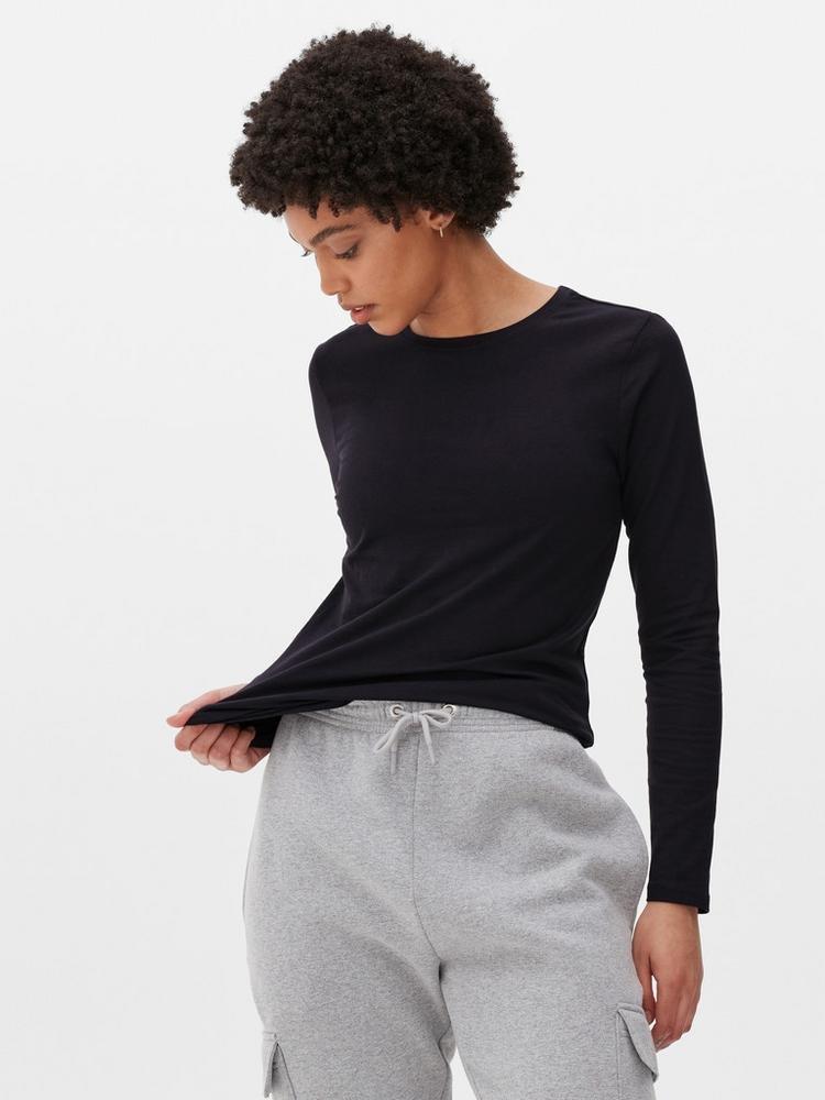 Stretch Crew Neck Top