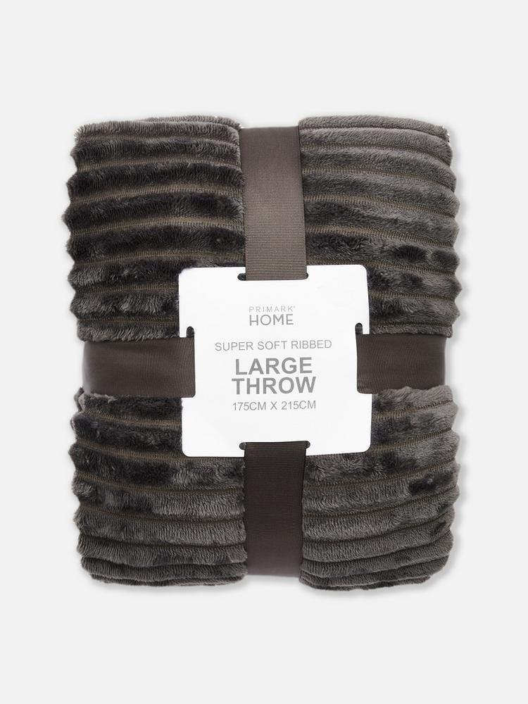 Super Soft Ribbed Throw Blanket - 3