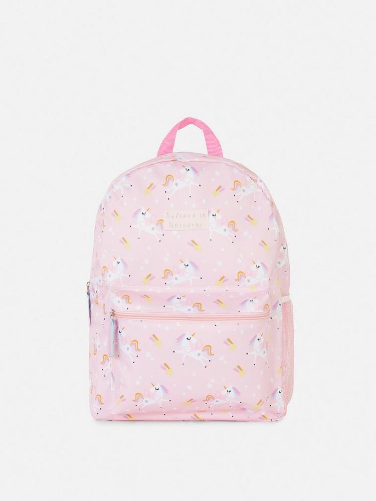 Unicorn Print Backpack