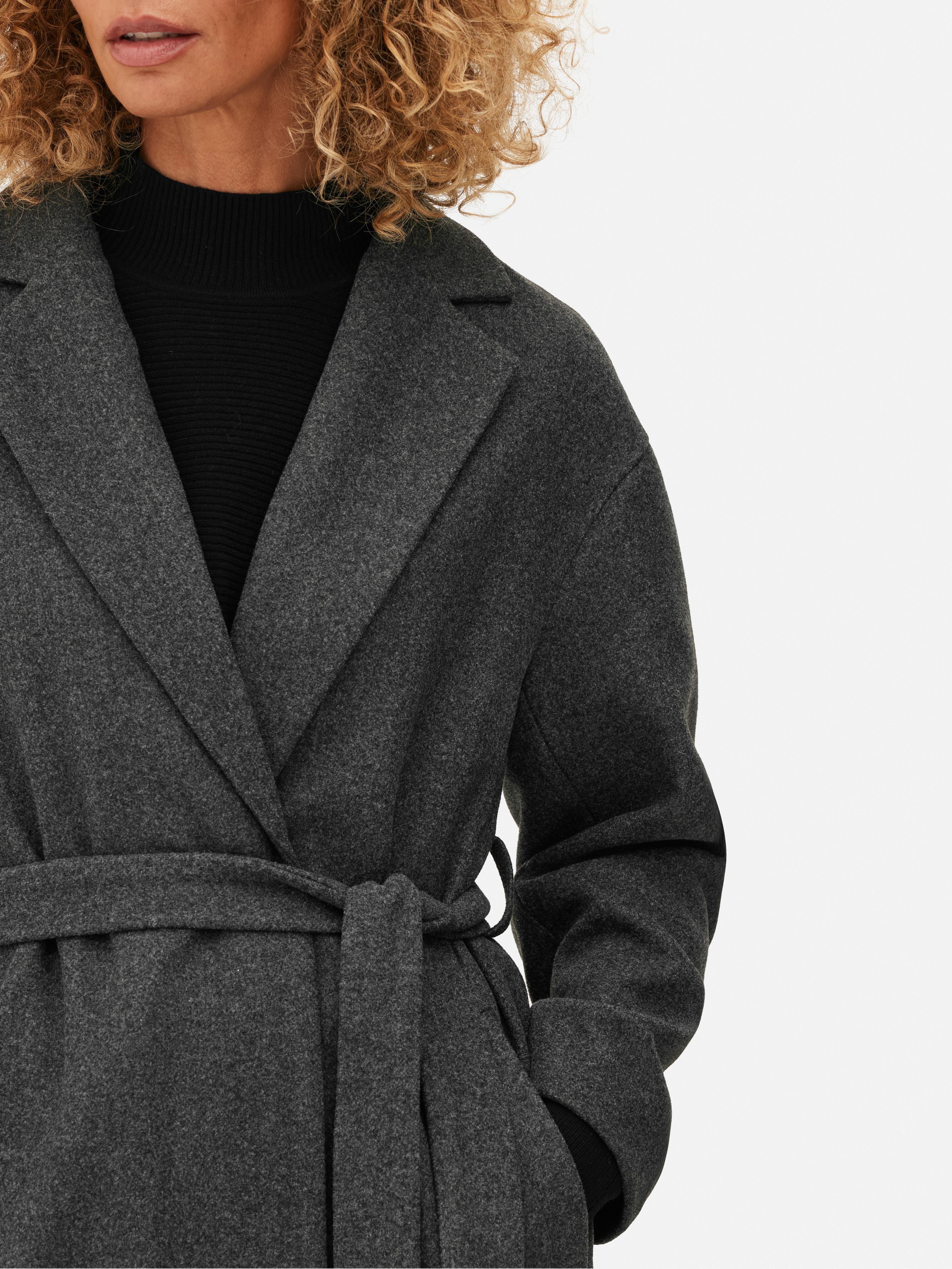 Belted Wrap Coat