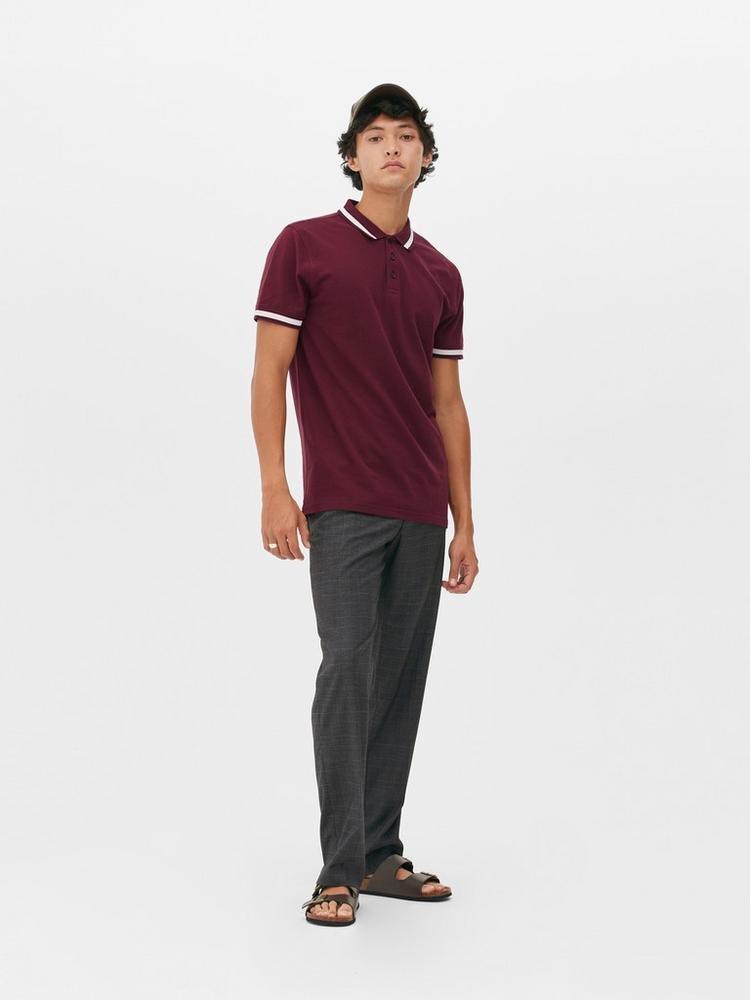Pique Cotton Polo Shirt_1