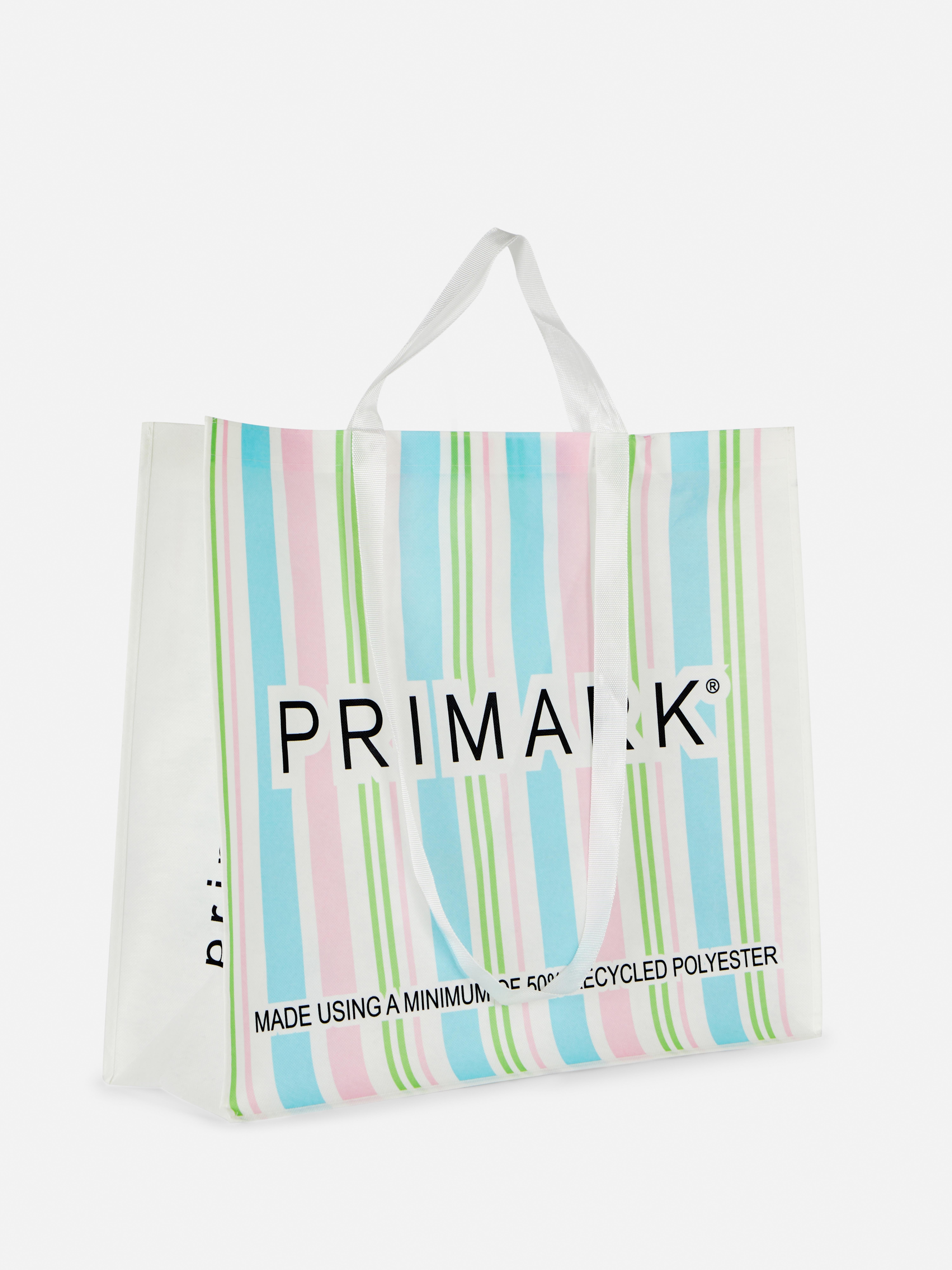 Stripe Print XL Shopper Bag