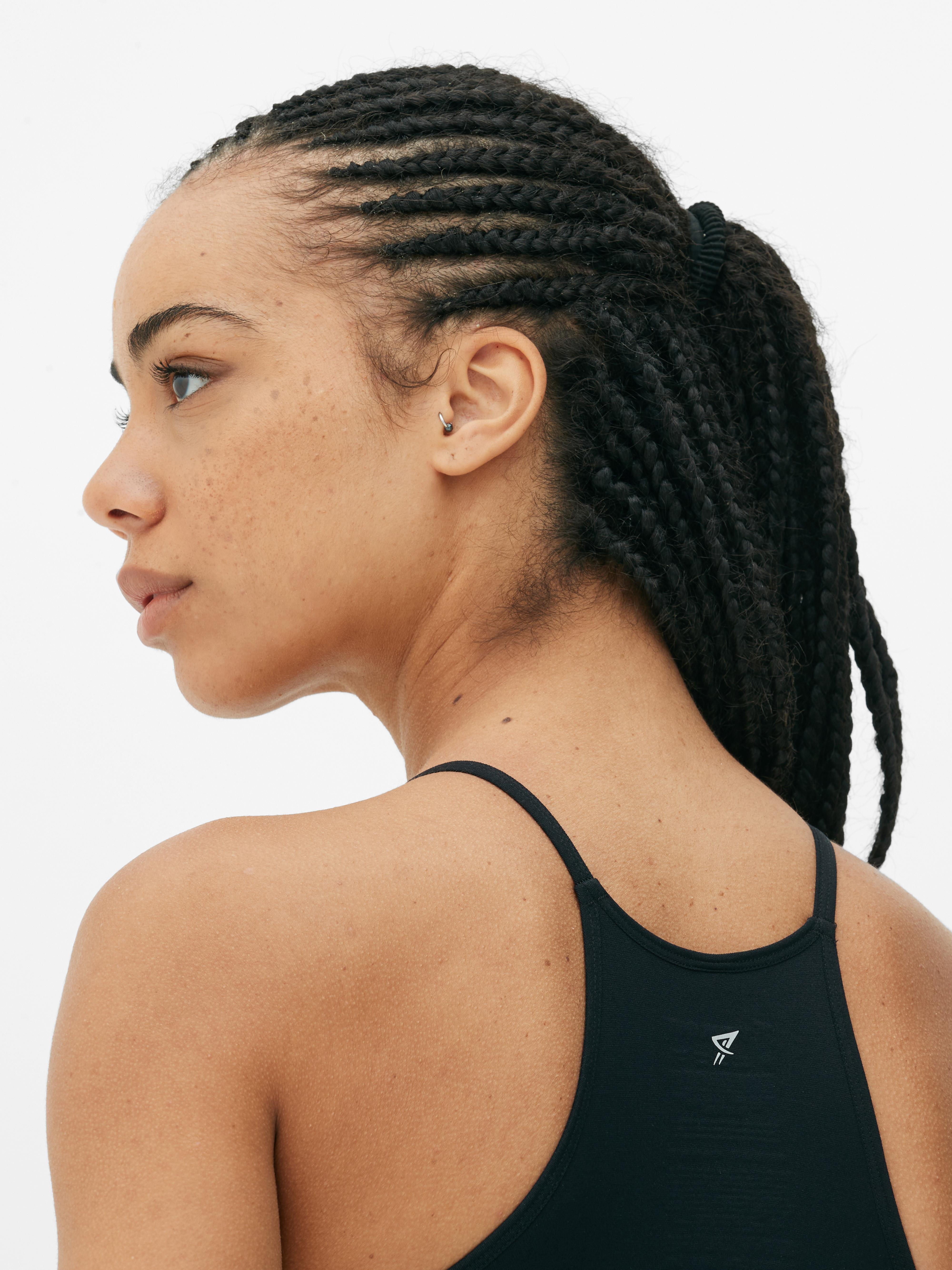 Paula Echevarría Seamless Performance Racerback Unitard.