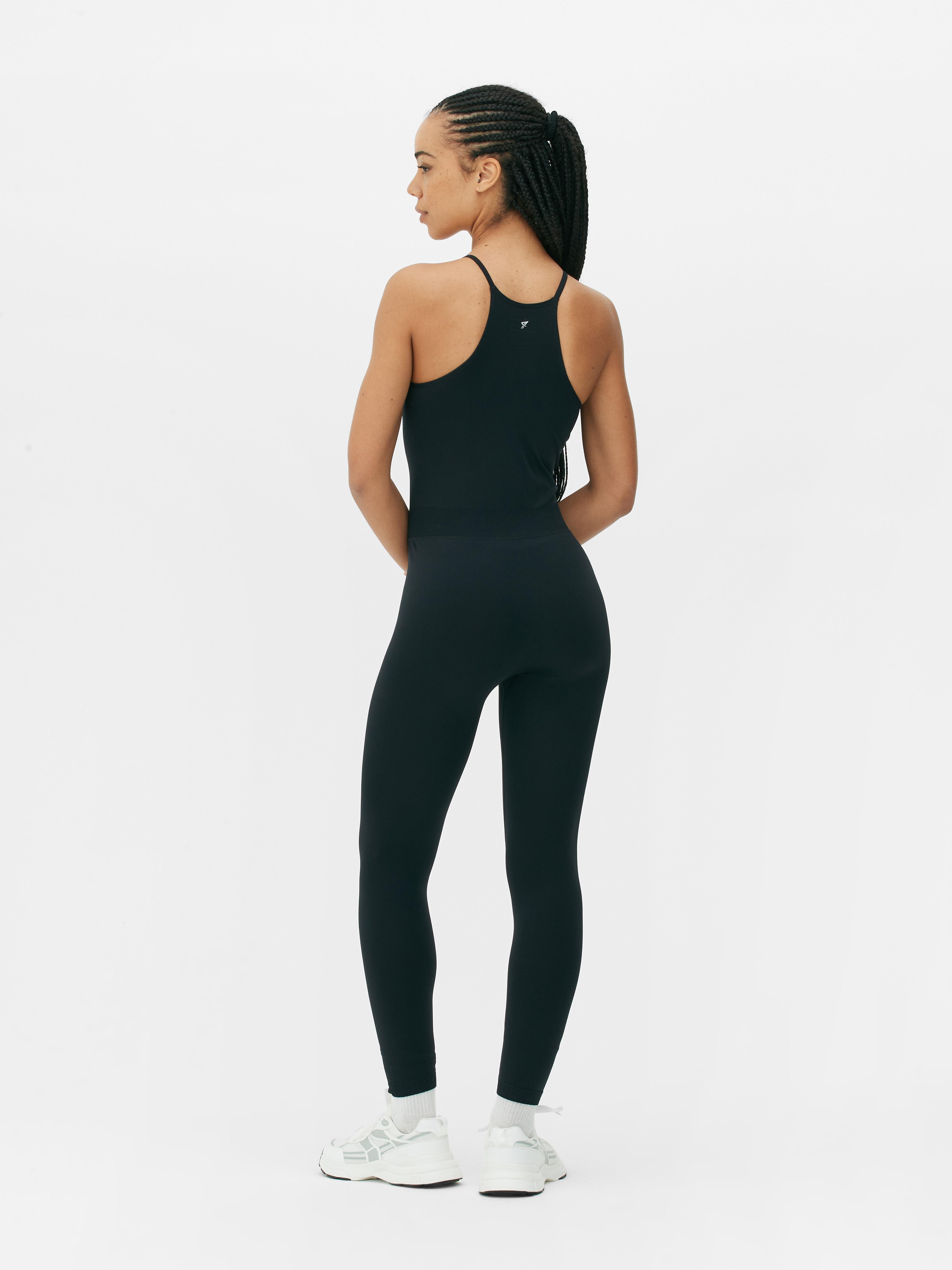 Paula Echevarría Seamless Performance Racerback Unitard.