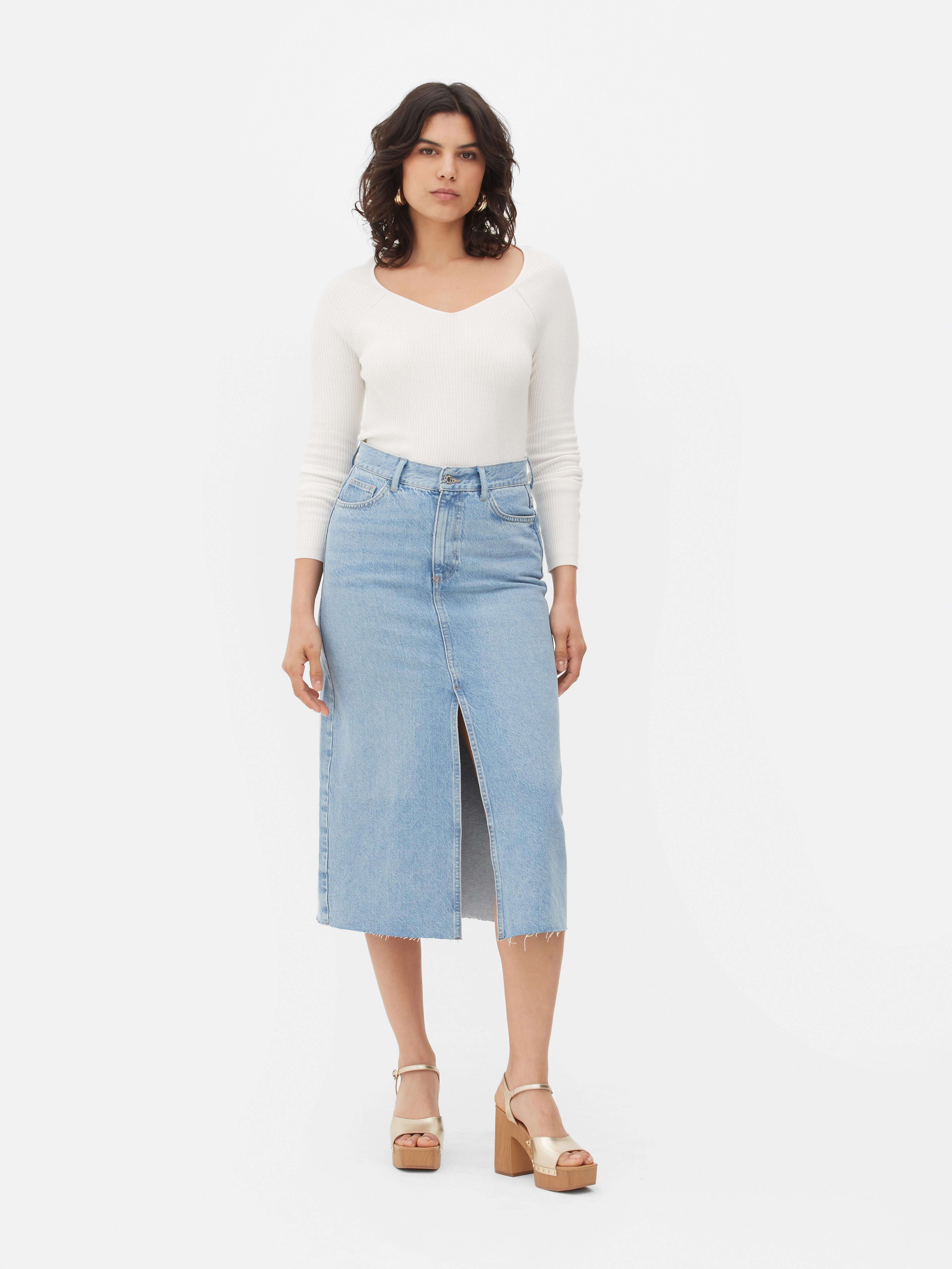 Ribbed V-Neck Top