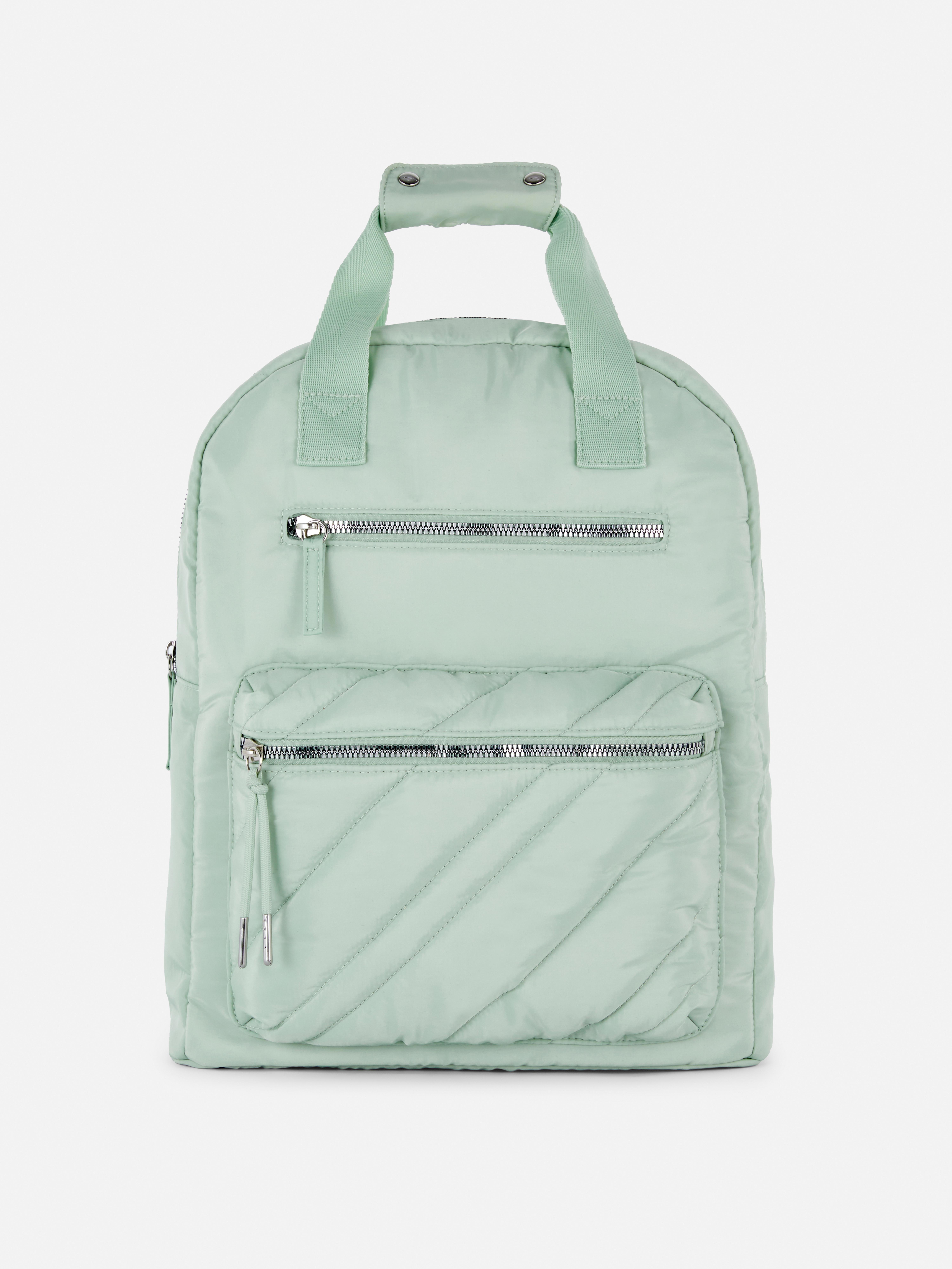 Multi Pocket Top Handle Backpack