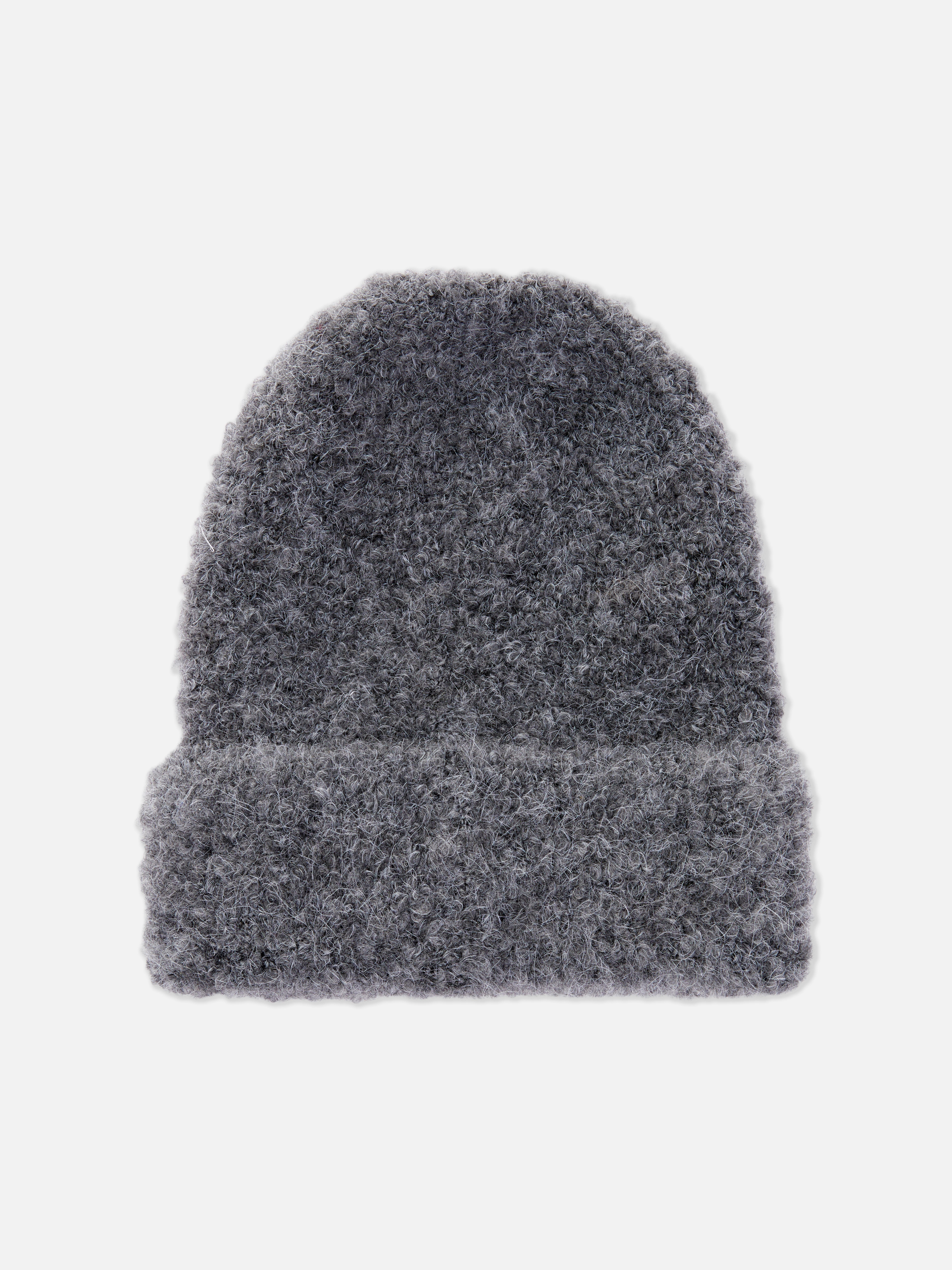 Rita Ora Bouclé Beanie Hat