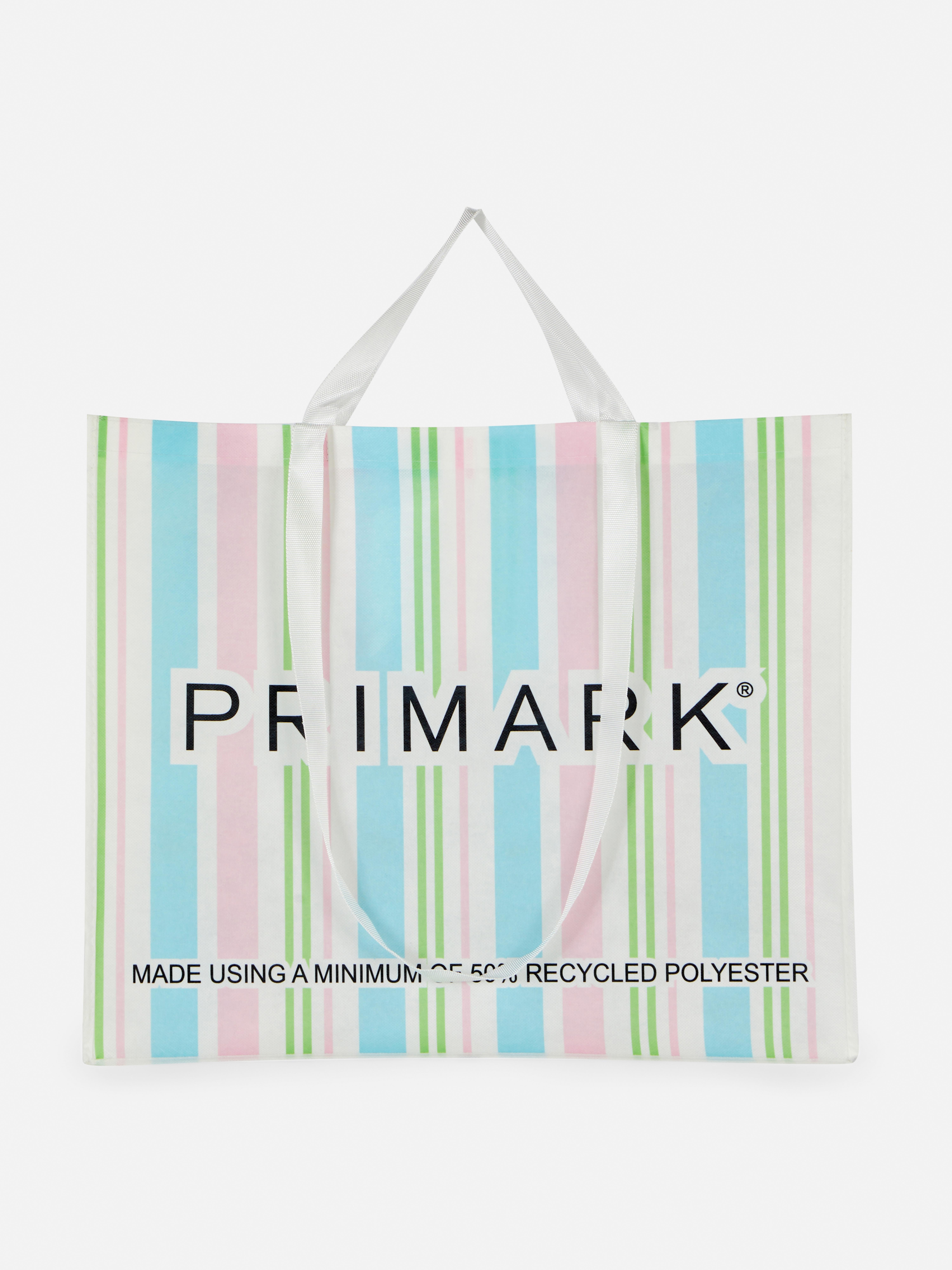 Stripe Print XL Shopper Bag