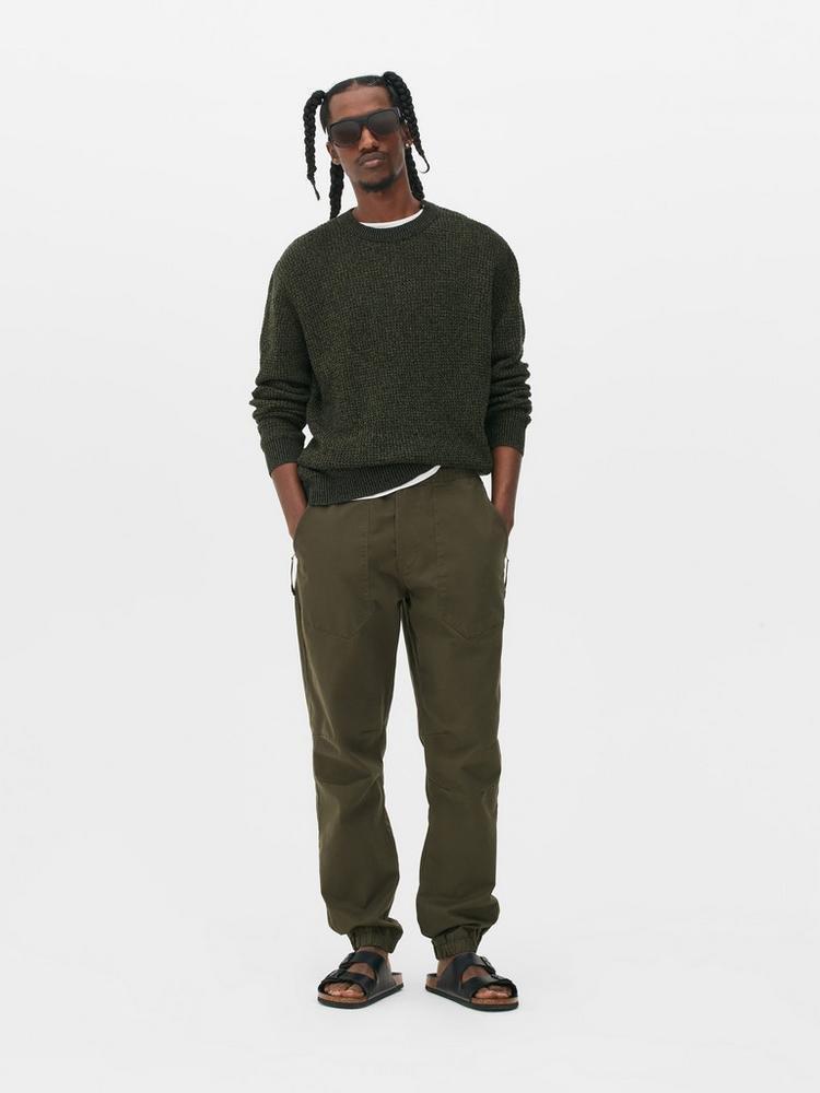 Waffle Knit Cotton Jumper