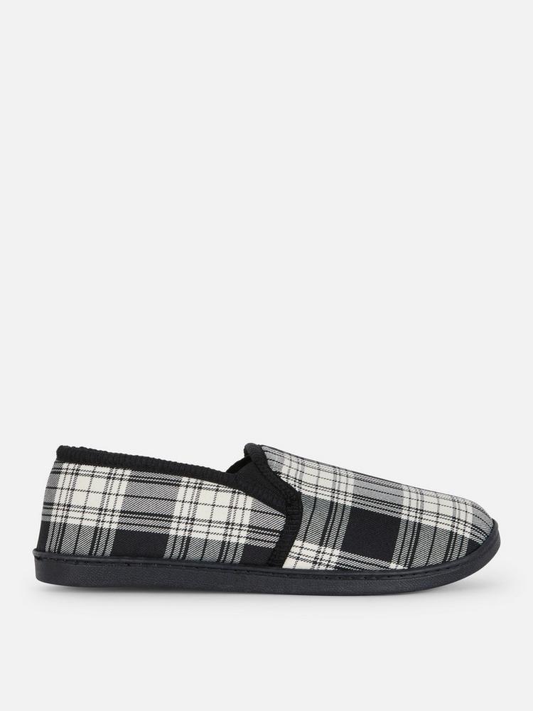 Checked Slippers