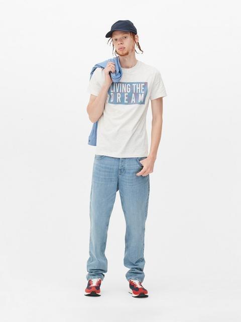 Living The Dream Graphic Print T-Shirt