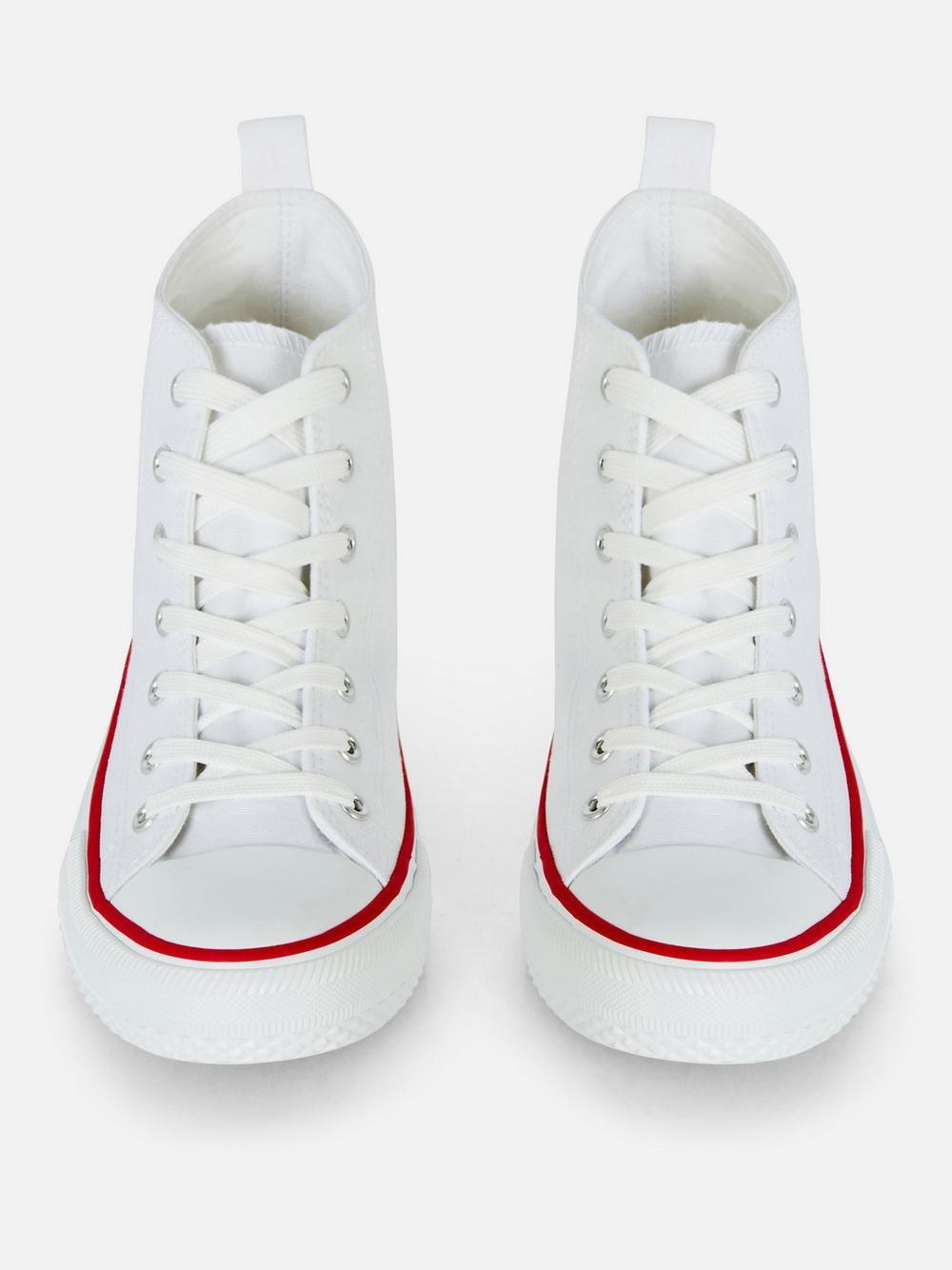 Classic Canvas High Top Trainers