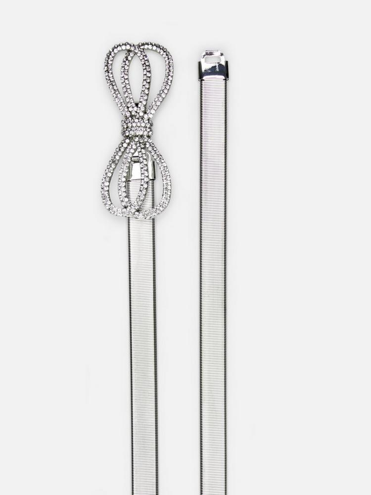 Bow Elasticated Chain Belt