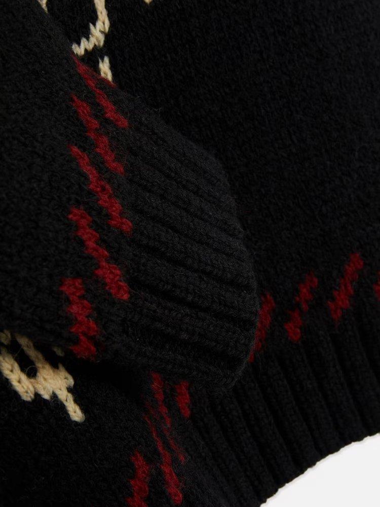 Rita Ora Oversized Heart Print Jumper