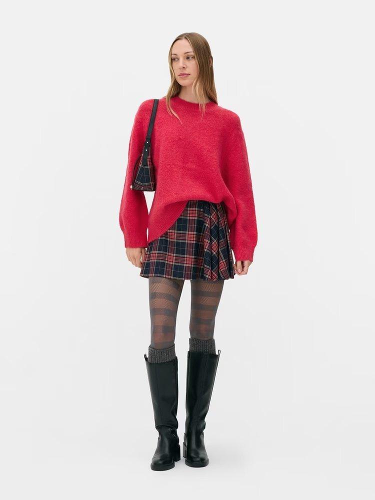 Rita Ora Oversized Fluffy Knit Jumper