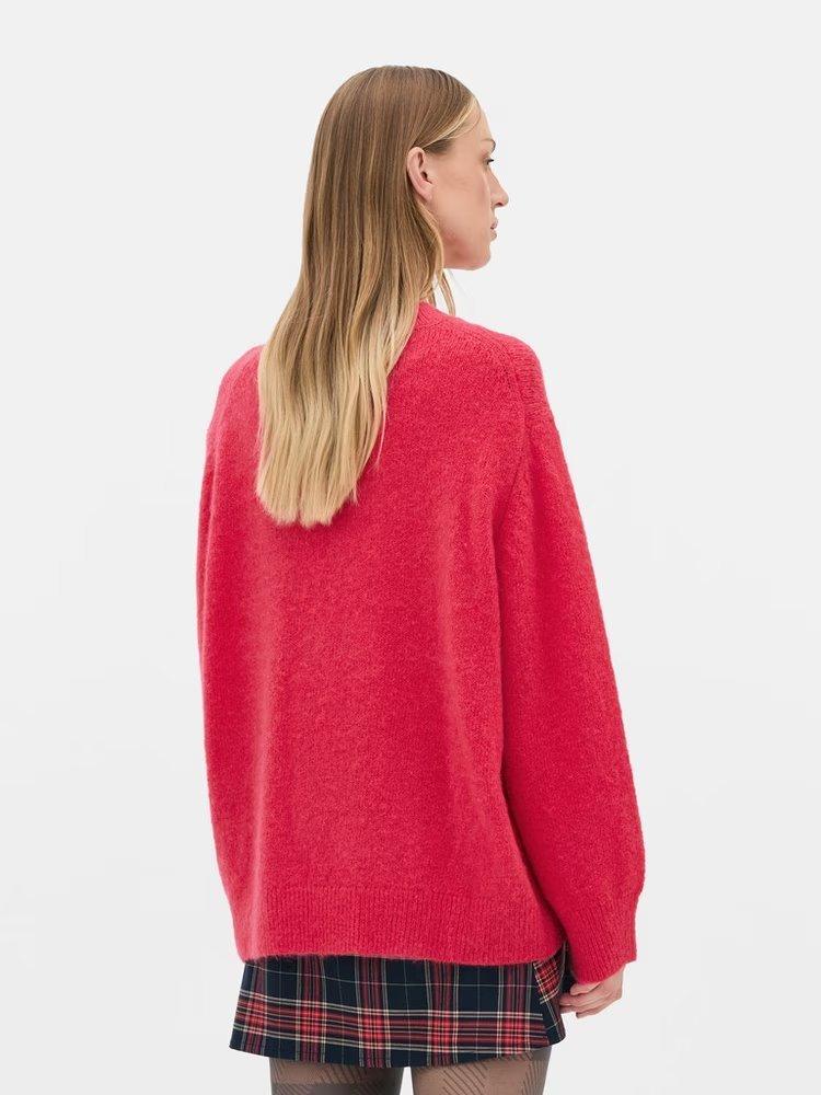 Rita Ora Oversized Fluffy Knit Jumper