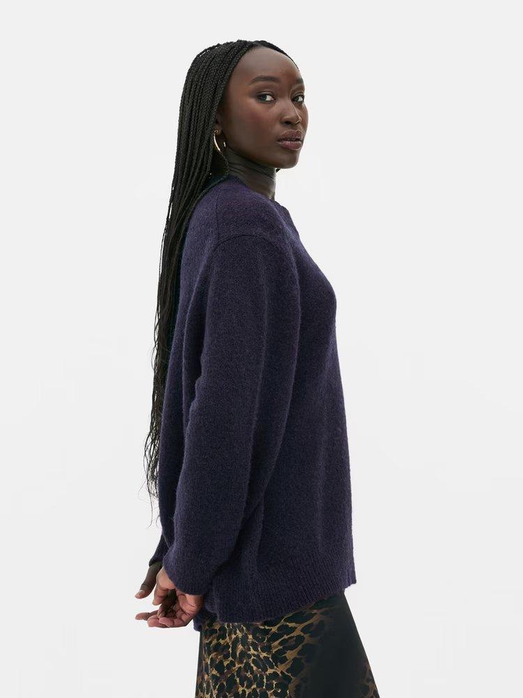 Rita Ora Oversized Fluffy Knit Jumper