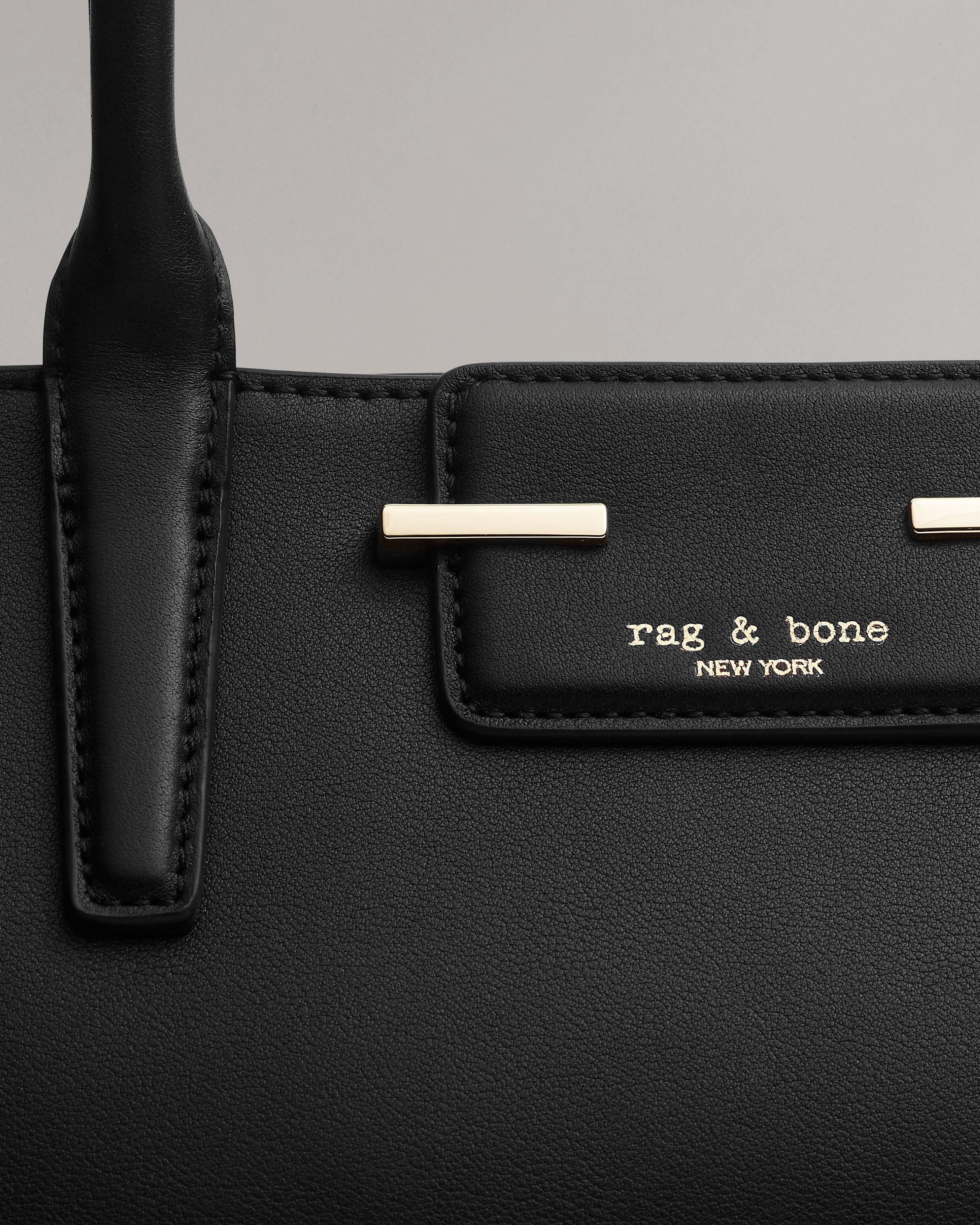 Realm Italian Leather Satchel image number 4